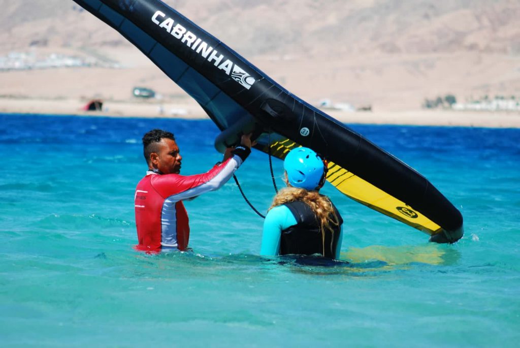 Wing foiling Egypt - Harry Nass Windsurf & Kite Centres